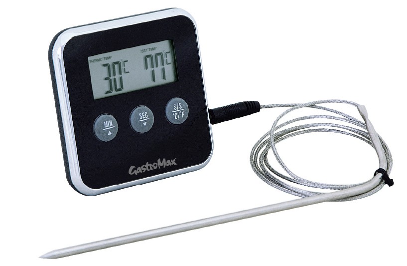 Thermomètre Minuteur Beka - Sans Fil, écran LCD Rétroéclairé - Minuterie 90 Min - Dos Aimanté